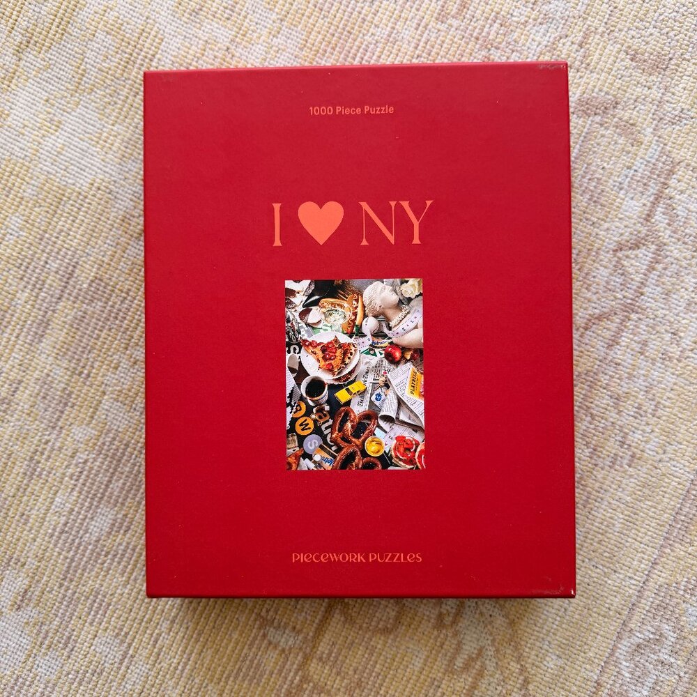 Piecework Puzzles - I <3 NY 1000 Piece Puzzle